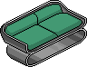 Mint Two-seater Sofa