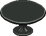 Charcoal Round Dining Table