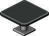 Charcoal Square Dining Table