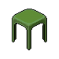 Forest Green Occasional Table