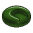 Forest Green Plastic Pod Chair