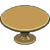Bronze Gold Round Dining Table
