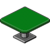Forest Green Square Dining Table