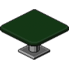 Deep Moss Square Dining Table