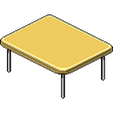 Sunflower Yellow Dining Table