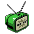 Green Portable TV
